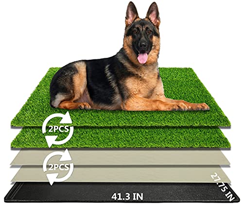 Dog Grass Pad with Tray Extra Large