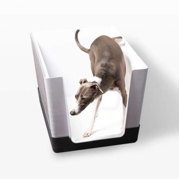 Indoor Dog Potty with Vertical Pee Pads for Male Dogs