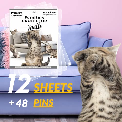 PURRRFECT PAWZ Matte Cat Scratch Furniture Protector