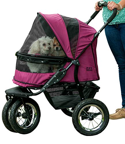 Multiple Dogs/Cats, Plush Pad Double Pet Stroller