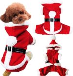 Christmas Puppy Kitten Coat Jacket Apparel