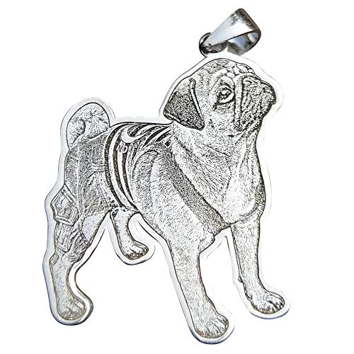 JINHUANSHOW Personalized Necklace Portrait Dog Pendant