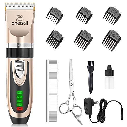 2-Speed Quiet Dog Grooming Kit Rechargeable
