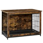 Wooden Dog Crate Furniture with Removable Tray