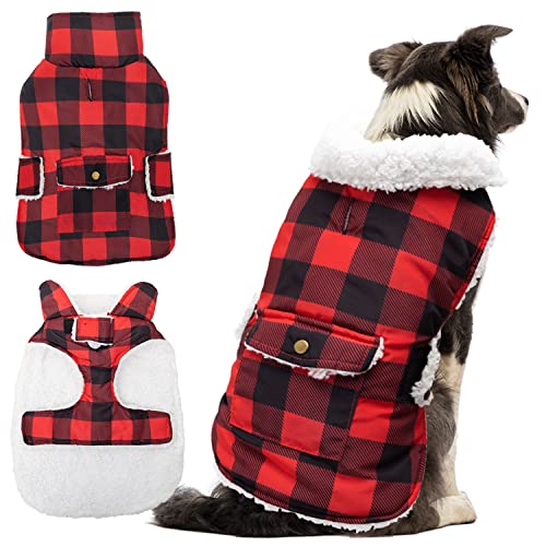 Windproof Fleece Warm Thick Dog Winter Jacket