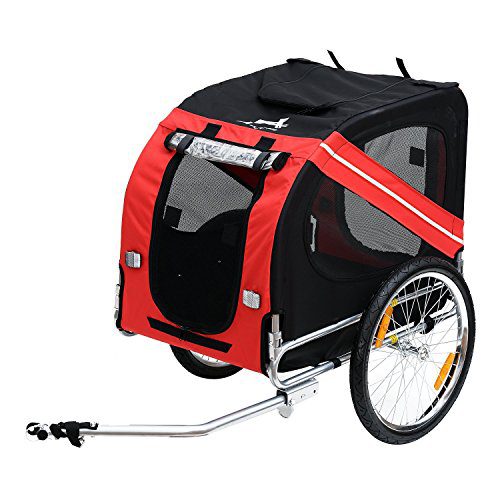 Aosom Dog Bike Trailer Pet Cart Bicycle Wagon Cargo