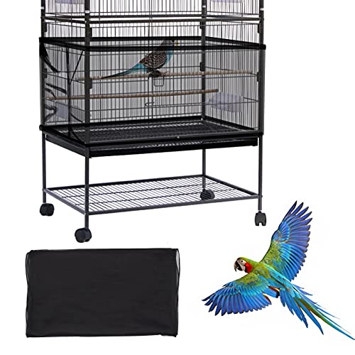 Large Bird Cage Cover, Daoeny Bird Cage Seed Catcher