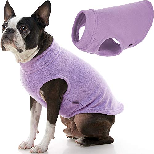 Lavender Stretch Fleece Vest Dog Sweater