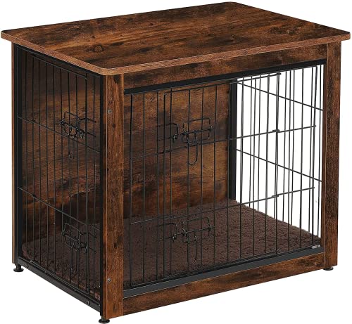 Wooden Indoor Dog Crate End Table