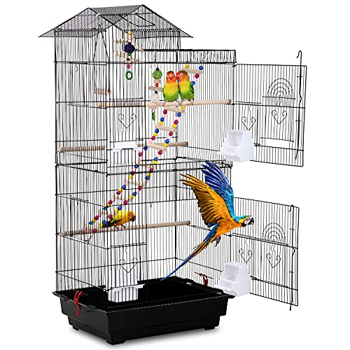 Bird Cage, Parrot Cage 39 inch Parakeet Cage Accessories