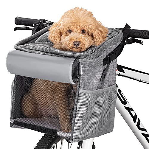 Dogs or Cats Bicycle Basket Pet Carrier