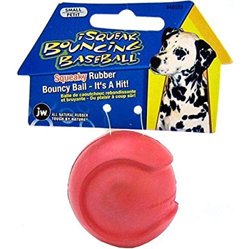 iSqueak Bouncin' Baseball Dog Toy