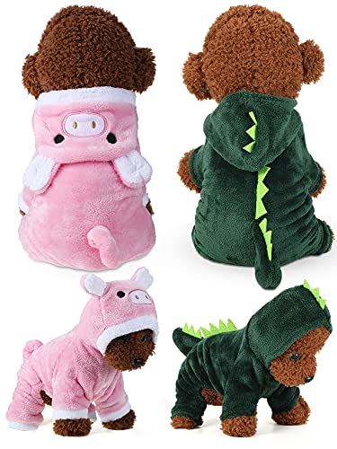 Dreaflet 2 Pieces Cute Dog Costume Christmas