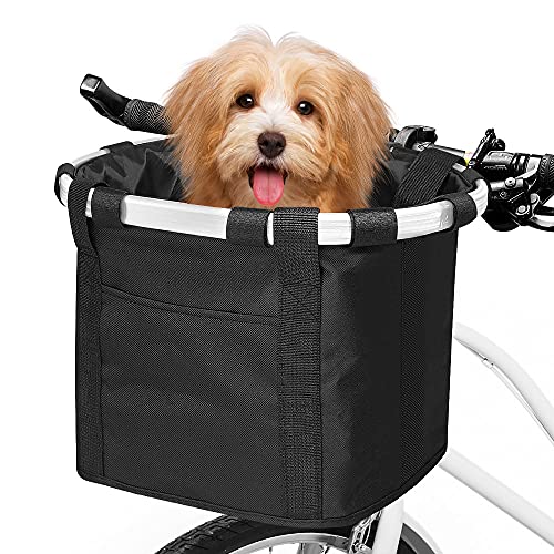 Folding Small Pet Cat Dog Carrier Front Removable