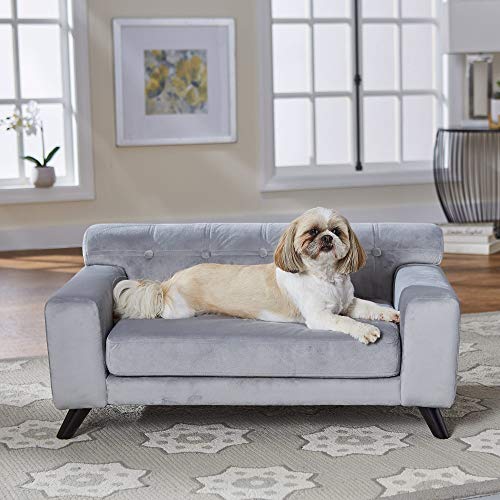Enchanted Home Pet Mason Grey Pet Sofa