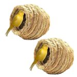 Birdcage Straw Simulation Birdhouse 100% Natural Fiber