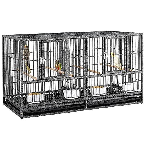 Stackable Divided Breeder Breeding Parakeet Bird Cage