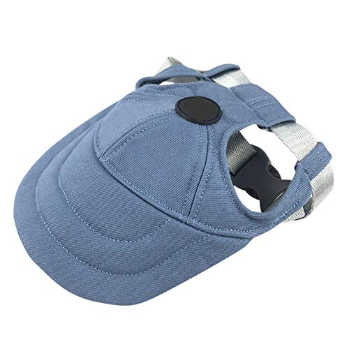 Adjustable Dog Sun Protection Hat with Ear Holes