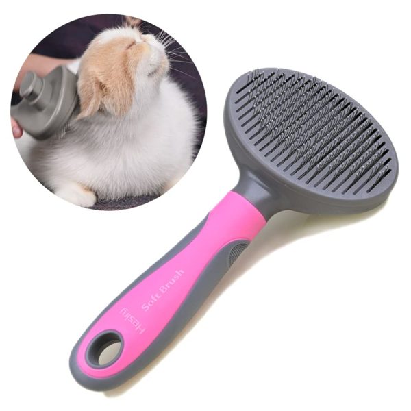 Hesiry Cat Brush Pet Soft Shedding Brush