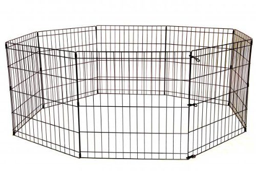 24 Tall Dog Playpen Crate Fence Pet Kennel