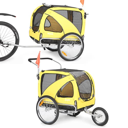 Sepnine and Leonpest Large Bicycle pet Trailer