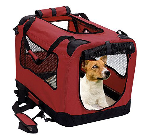 2PET Foldable Dog Crate - Soft, Easy to Fold