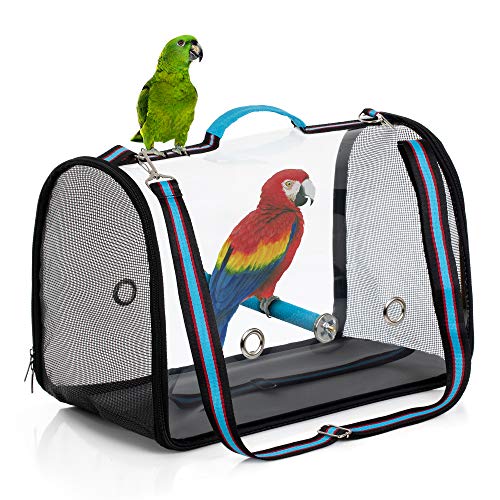 Moloni Bird Carrier with 6-Pieces Pee Pads and Feeding Cup