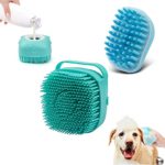 Soft Silicone Pet Shampoo Massage Dispenser Shower Brush