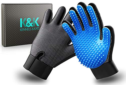 KENNELS & KATS New Version Pet Grooming Gloves
