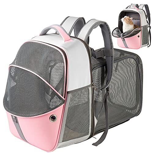 SEVVIS Pet Backpack Expandable