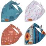 Pascal and Pooch Dog Bandanas - 4 Pack