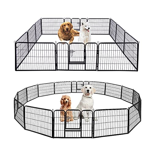 Heavy Duty Metal Pet Fence Barrier Foldable