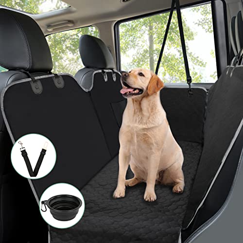 Mancro Dog Car Seat Cover for Back Seat