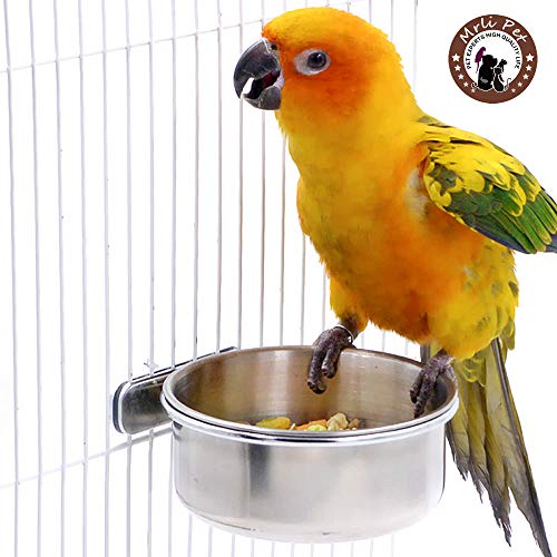 Mrli Pet Bird Parrot Feeding Cups
