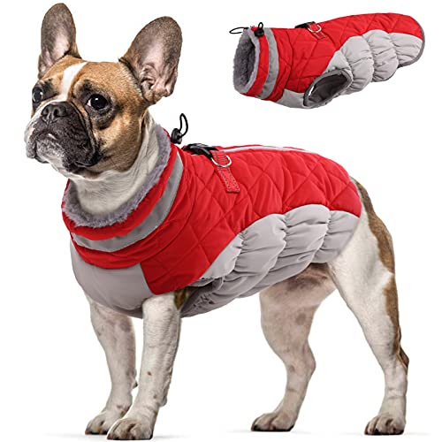 Dog Winter Jacket Cozy Reflective Waterproof Dog Coat
