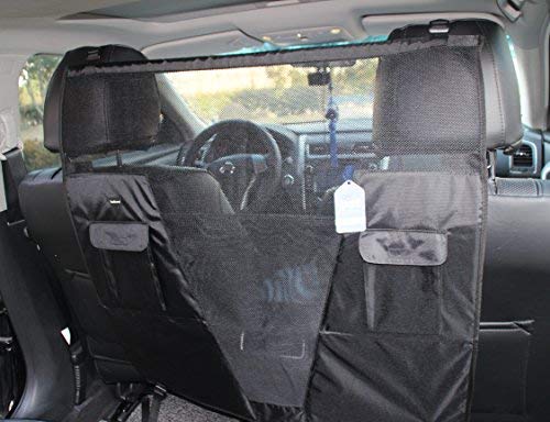 Adjustable Frontseat Belts Safe & Durable Pet Dog Net Vehicle Barriers