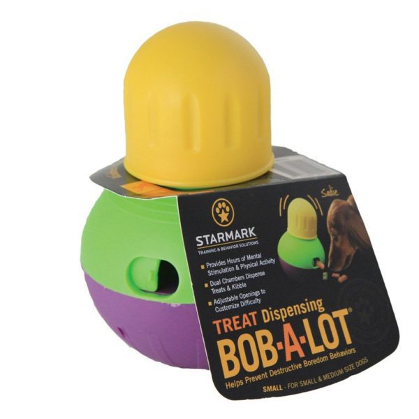 Dispensing Bob-a-Lot Dog Toy