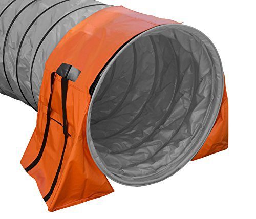 Dog Agility Tunnel Non-Constricting Saddlebags for Stabilizing