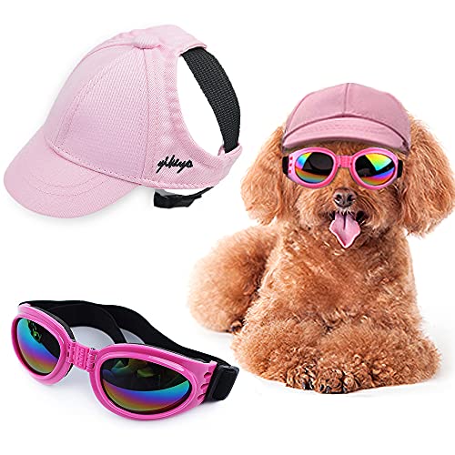 Sebaoyu Dog Hat and Sunglasses Summer