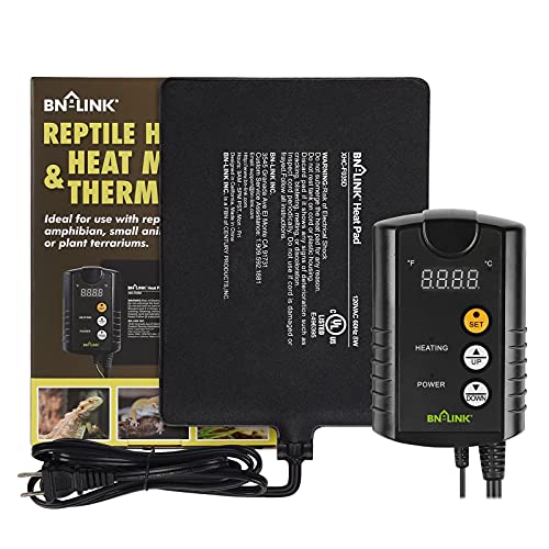 BN-LINK Durable Reptile Heating Pad with Digital Thermostat