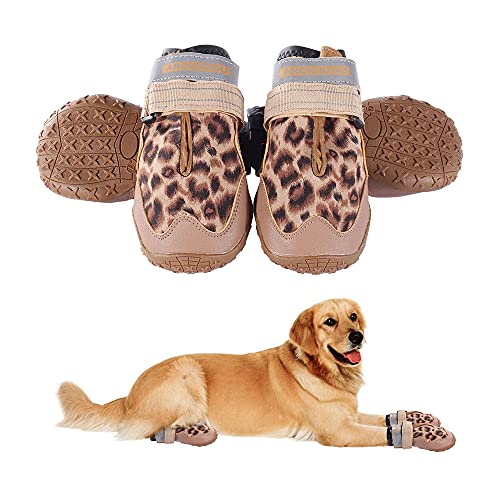 Dog Boots Shoes Large Rubber Sole and Anti Falling