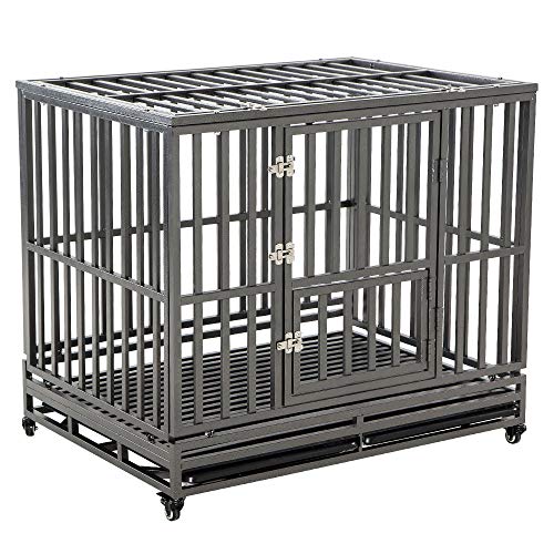 Metal Kennel and Crate Heavy Duty Dog Cage