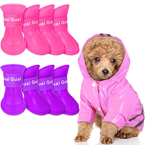 Raincoat Rain Boots Set with Reflective Stripe