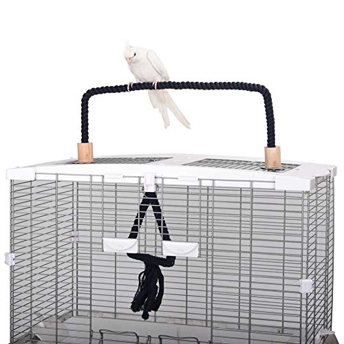 QBLEEV Bird Cage Rope Stands Conure Parrot Perches