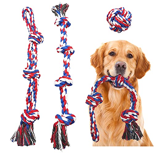 Heavy Duty Dog Rope Toys for Aggressive Chewers