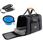 Pet Travel Carrier Airline Approved for Small Dogs