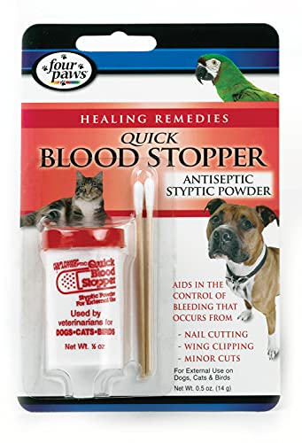 Four Paws Antiseptic Pet Blood Stopper Powder for Dogs