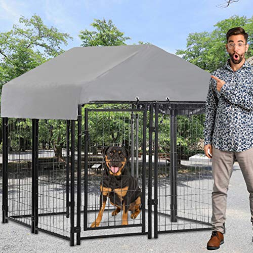 Dog Crates Cage Large Metal Heavy Duty Outdoor