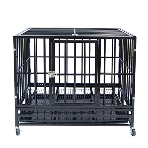 Heavy Duty Pet Dog Cage Strong Metal Crate