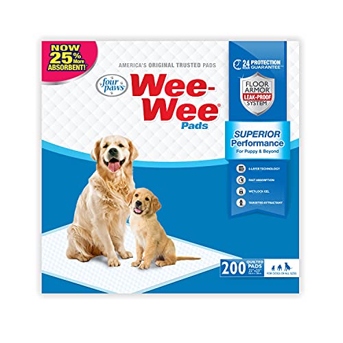 Absorbent Pads for Dogs 200 Count